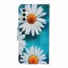 For Samsung Galaxy A17 5G Case Pattern Printing Protective Leather Folio Phone Cover with Wrist Strap