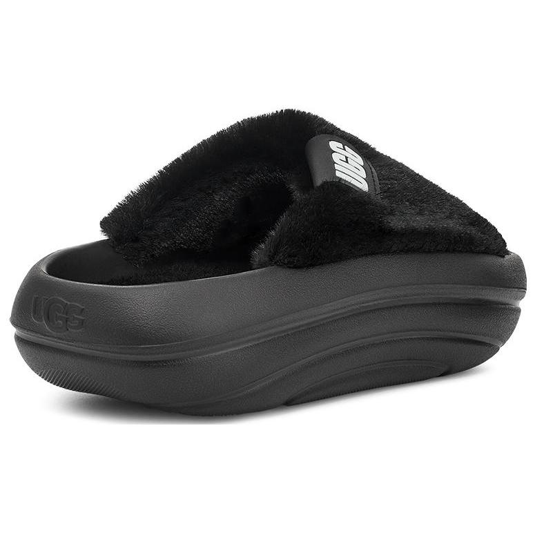 UGG Шлепанцы FoamO UGGplush Черные Женские 1143849-BLK