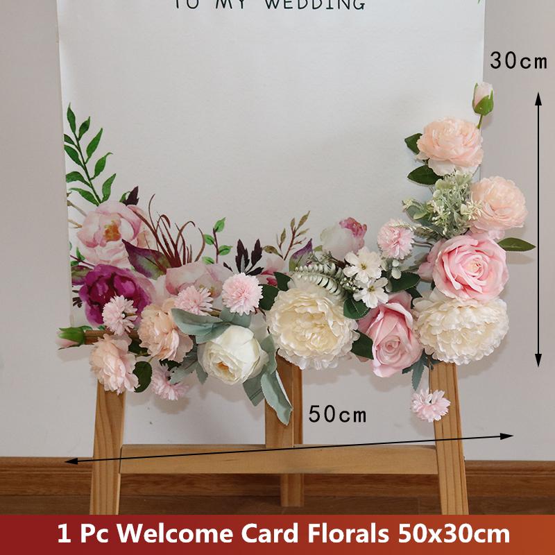 Креативный знак, угловой цветочный декор, свадебный цветочный реквизит, приветственная открытка, цветочная гирлянда, букет цветов