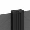 Retractable Side Awning Anthracite Grey 120 x 1000 cm
