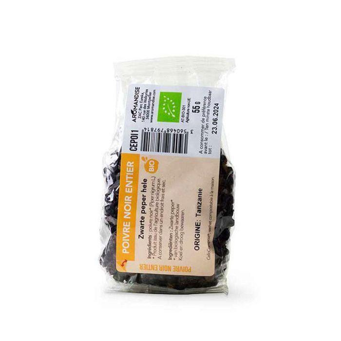 Органический цельный черный перец - 55 г