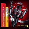 High-Quality Metal Spinning Fishing Reel for Sea and Rocky Fishing, Including Fishing Line and Lure Reel - Perfect for Fishing Gear