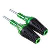 1 Pair Universal Motorcycle Aluminum Alloy Frame Slider with Bolt 8mm/M8 for Honda Green