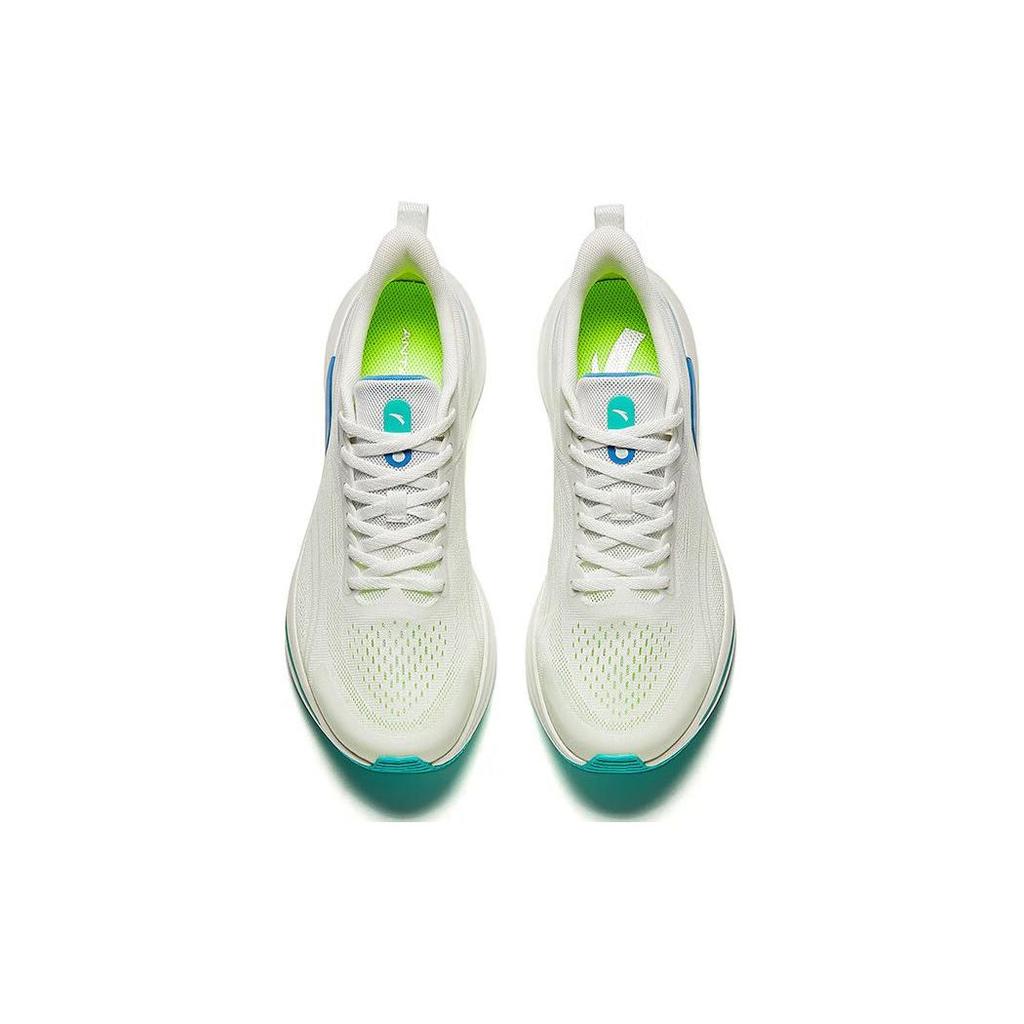 Anta Hydrogen Run 6 Comfortable Simple Shock Absorption Rebound Low Top Running Shoes Men Running Shoes White Blue 112425540-7