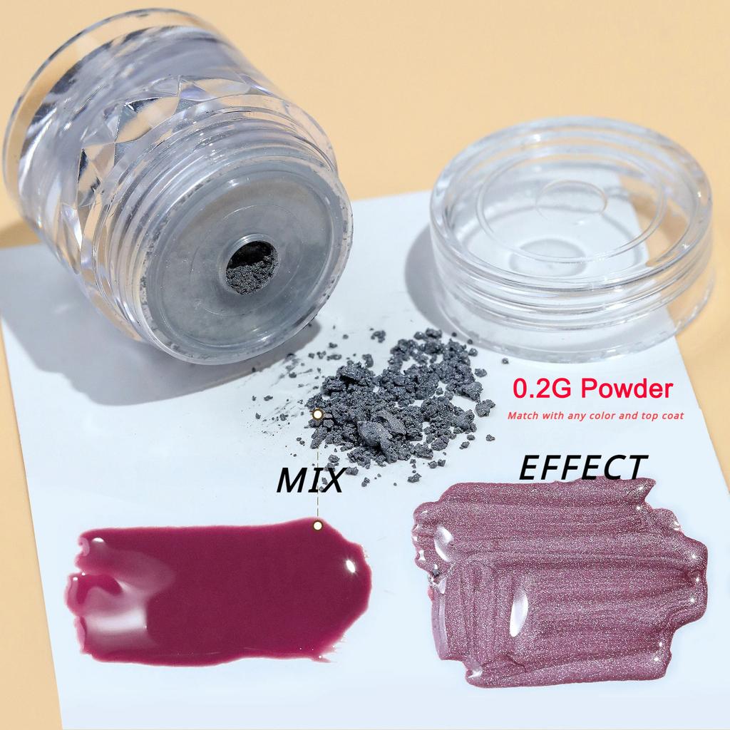 Upgrade Velvet Cat Eye Magnetic Powder Porcelain White 9D Effect Matching With Any Colors DIY Nail Art Decoration Chrome Pigment