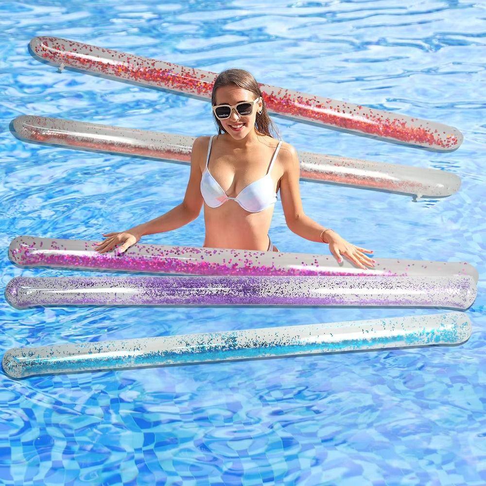 Portable Inflatable Swim Stick High Buoyancy Pool Buoyancy Stick PVC Pool Float Stick Children