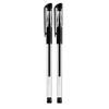 2Pcs Ballpoint Pen Black 0.5mm Ballpoint Pen Ink Writing Ballpoint Pen for Office School 0.5mm