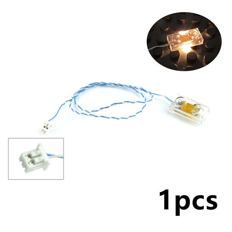 Moc Accessorie Signal 1.35pin Led Light High-tech City Street DIY 25cm Remote Control  Lamp Pin Port Compatible Building Block