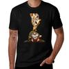 Giraffe And Gnome Tshirt Big And Tall Basic Tee Shirt