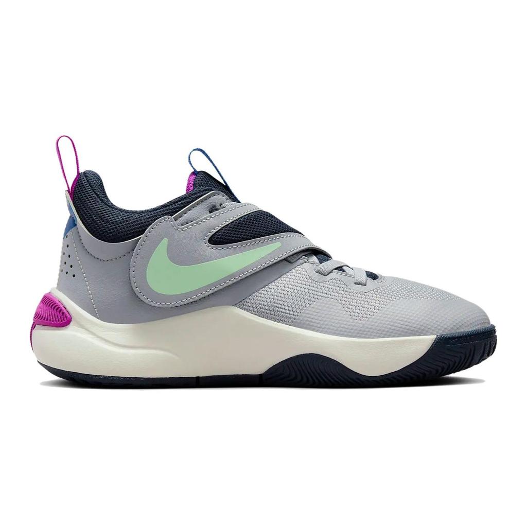 Nike Баскетбольные кроссовки Team Hustle D 11 GS Low top Серый Синий Унисекс FN5005-001
