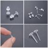 Jewelry Parts Jewelry Making Ear Protect Pure Color Ear Hole Blockage Ear Post Plastic Stud Earring