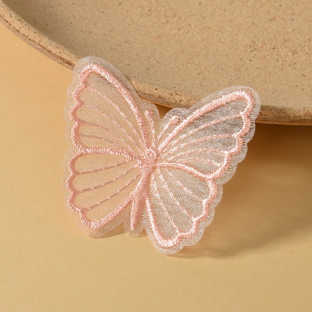 Dreamy Embroidered Mesh Butterfly DIY Handmade Sewing Craft Decoration Lace Patches for Hat Decor