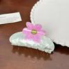 Stylish Acrylic Flower Hair Clips Available In Multiple Colors For Elegant Women's Hairstyles