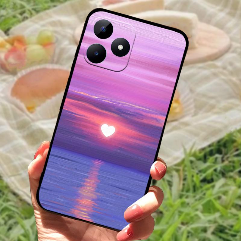 Чехол для Realme Note 50 Модный Крутой Мягкий Силиконовый Чехол для Телефона Narzo N53 Защитные Fundas для OPPO Realme C51 4G C53 ТПУ Бампер