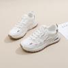 Модная повседневная обувь Женские кроссовки Белая обувь Женские летние кроссовки для женщин Дышащая сетчатая обувь Модные брендовые кроссовки