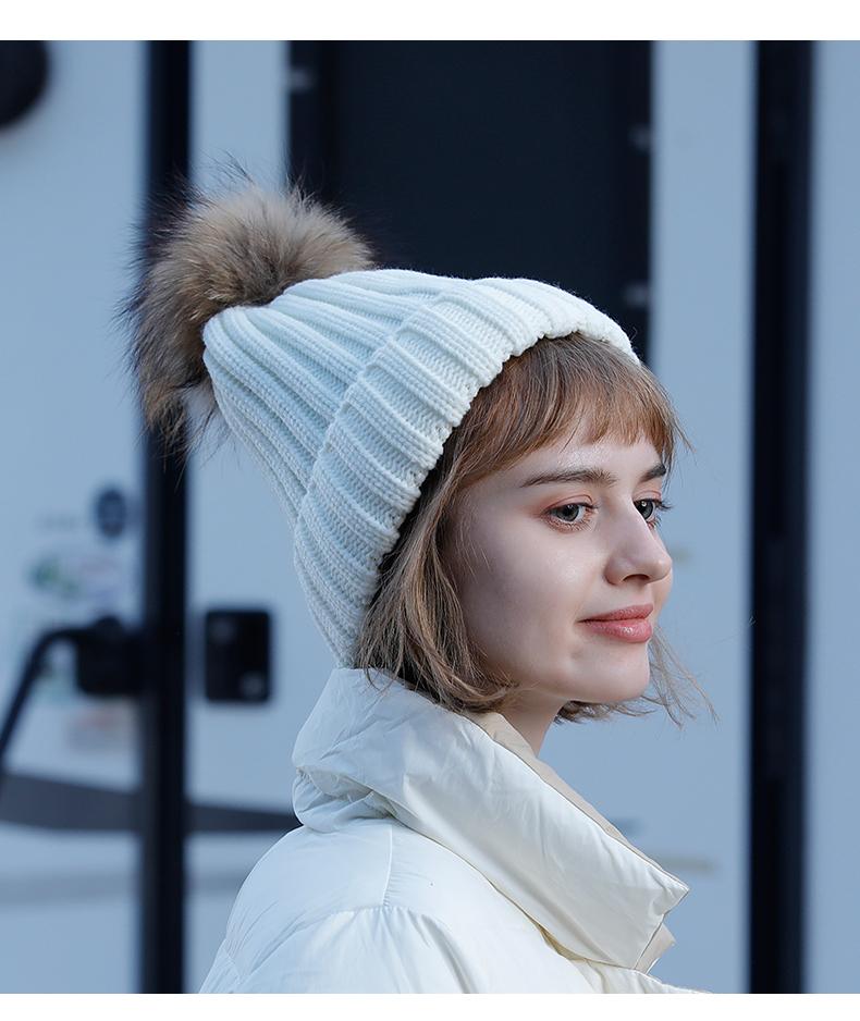 Cheap Warm Knitted Acrylic Woman Winter Beanie Hat