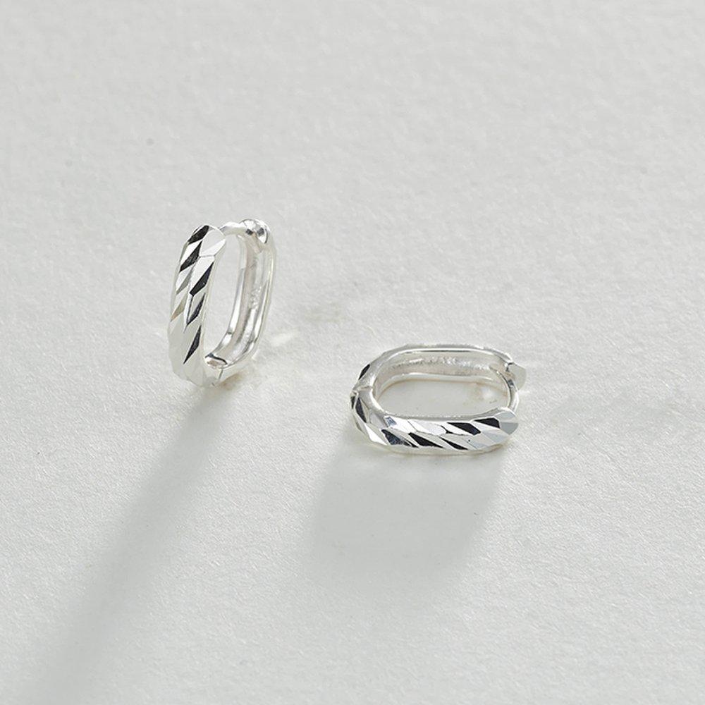 Mimij 925 Silver Shine Willing Earrings