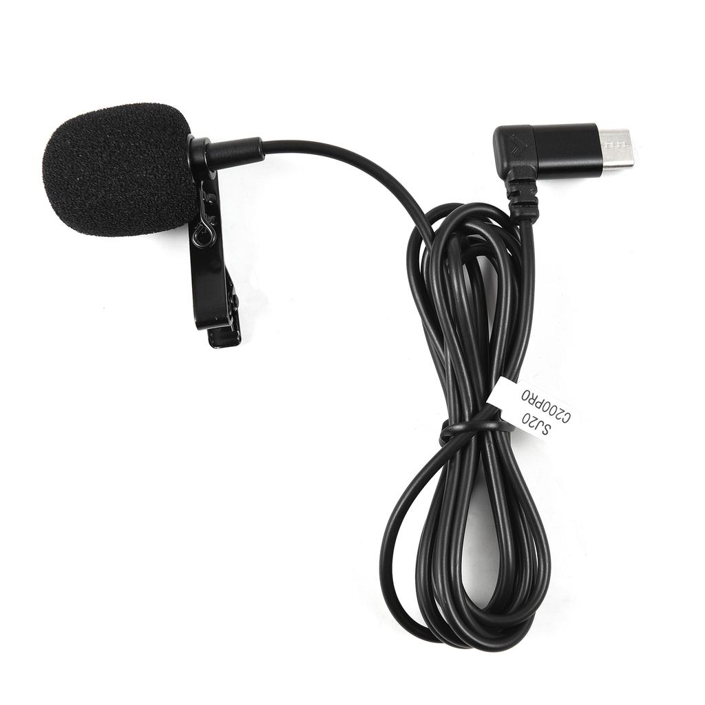SJCAM Sports Camera Clip-on Microphone Lapel Mic Plug-and Play 360 Degrees Omnidirectional Pickup Noise