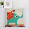 American Lovely Cartoon Cat Pillow Cover Animal Dog Home Decorative Throw Pillow Case Linen Wedding Office Sofa Cushion Cover