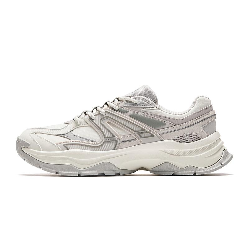 New Anta Hot Wear Resistant Low Top Casual Shoes Women's White Gray 922348806-4