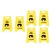 6PCS Dog Vomit Caution Sign Printed Funny Pet Vomit Warning Sign for Yard Home Office Remind Decoration