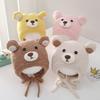 Cartoon Ear Winter Baby Earmuffs Warm Ear Protection Cap New Baby Knitted Cap