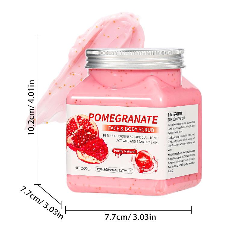 Скраб для тела Exfoliator 500 г Глубоко очищающий кофейный скраб Большая бутылка Удаление мурашек