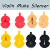 Violin Mute Rubber Wear Resistant Compact Size High Stability Super Soft Practice Portable