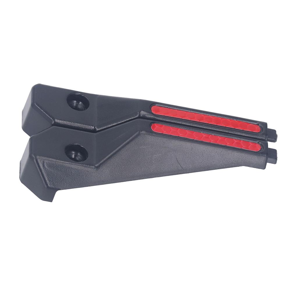 1 Pair Electric Scooter Rear Wheel Cover Plastic Left Right Rear Cover Waterproof with Reflective