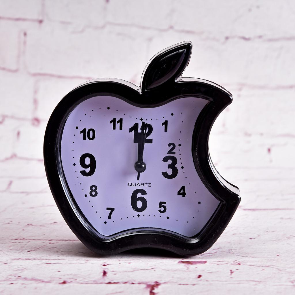 Креативный мини настольный маленький будильник Милый будильник для студентов в форме яблока Будильник