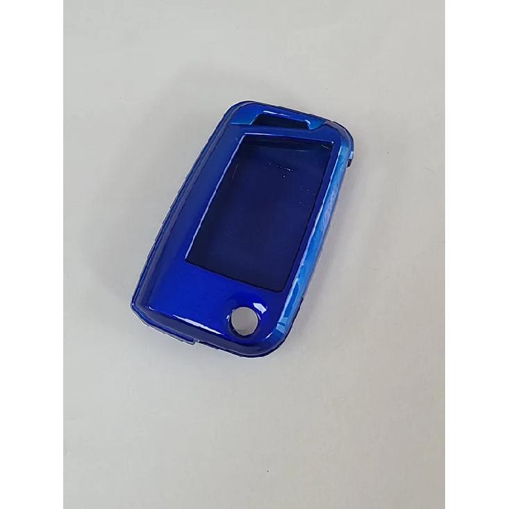 Hard Plastic Keyless Remote Key Fob Flip Key Protection Case Cover (Gloss Metallic Blue) For VW Volkswagen Golf MK7