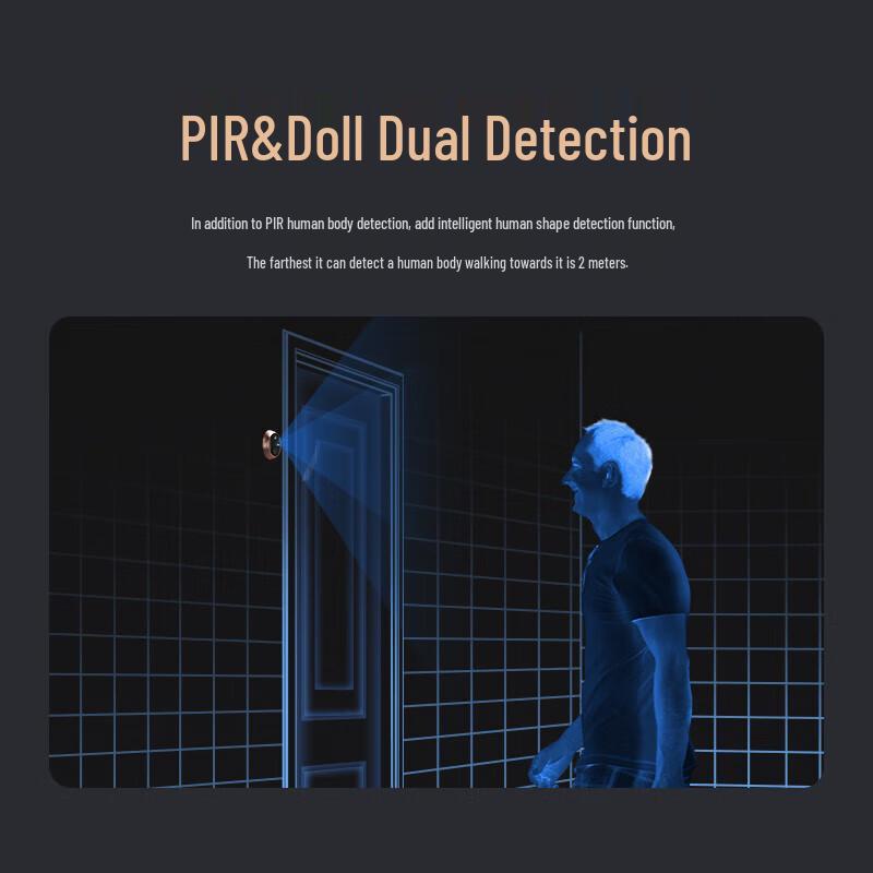 Ezviz DP2S 3MP Ultra HD Smart Peephole Camera (CN version)