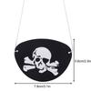 Pirate Cyclops Skull Eye Mask Felt Pirate Skull Eye Mask