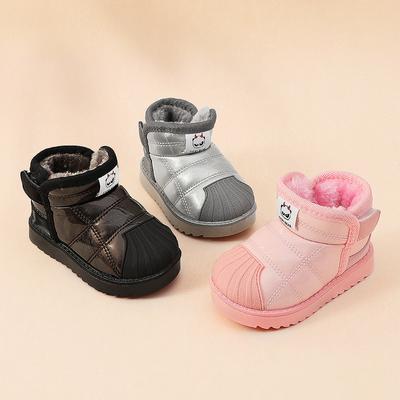 Новые детские зимние ботинки, хлопковая обувь для мальчиков