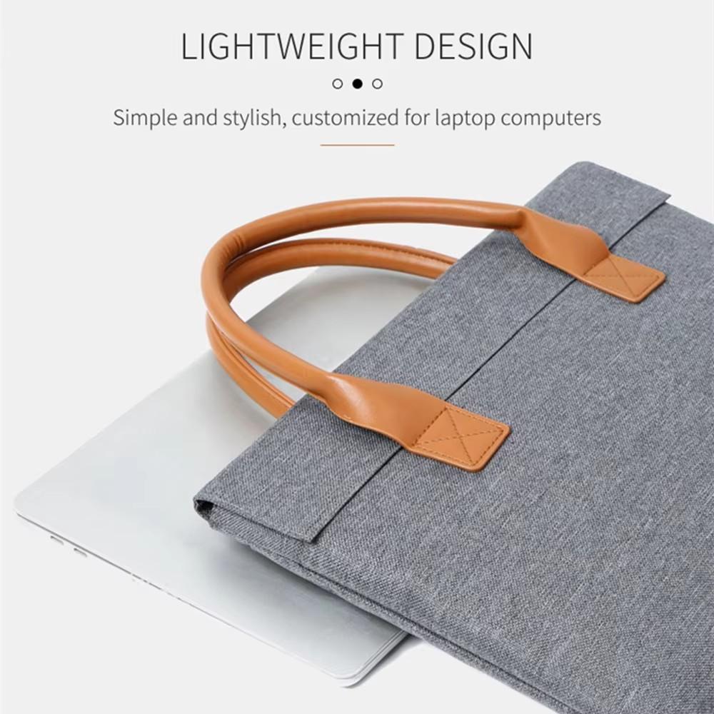 Minimalist Laptop Handbags 15.6 Inch Waterproof Notebook Briefcase For Women Men Oxford Business Bag