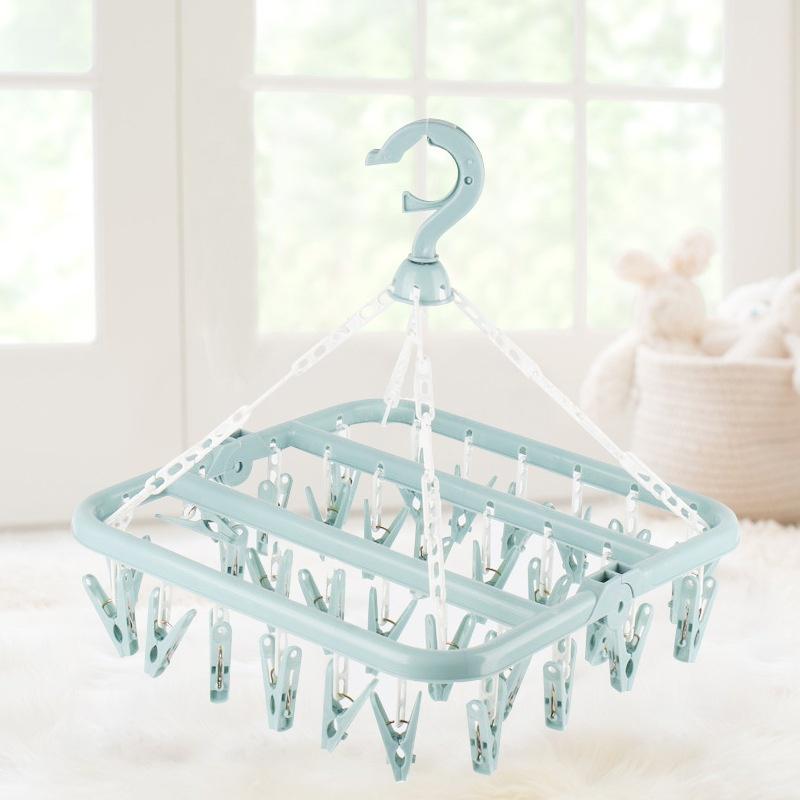 32 прищепки Высококачественный пластик Одежда Носки Шорты Нижнее белье Сушилка Вешалка KTY