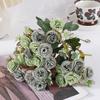 Букет искусственных цветов Реалистичный на ощупь Не увядающие Искусственные цветы Центральный элемент стола Свадьба Вечеринка Домашний декор