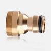 1pc Brass Male Quick Threaded Connector Adaptor Garden Water Hose Pipe Tap Connector ADM