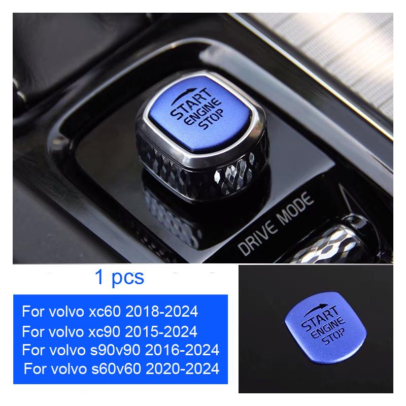 Для volvo XC60 XC90 S90 V90 V60 S60 Накладка с кнопкой старт и ручником, декоративные принадлежности