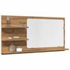 VidaXL Bathroom Mirror Cabinet Artisan Oak 90x11x45 Cm, Mirror Shelf, Mirror with Shelf, Shelf of 856263