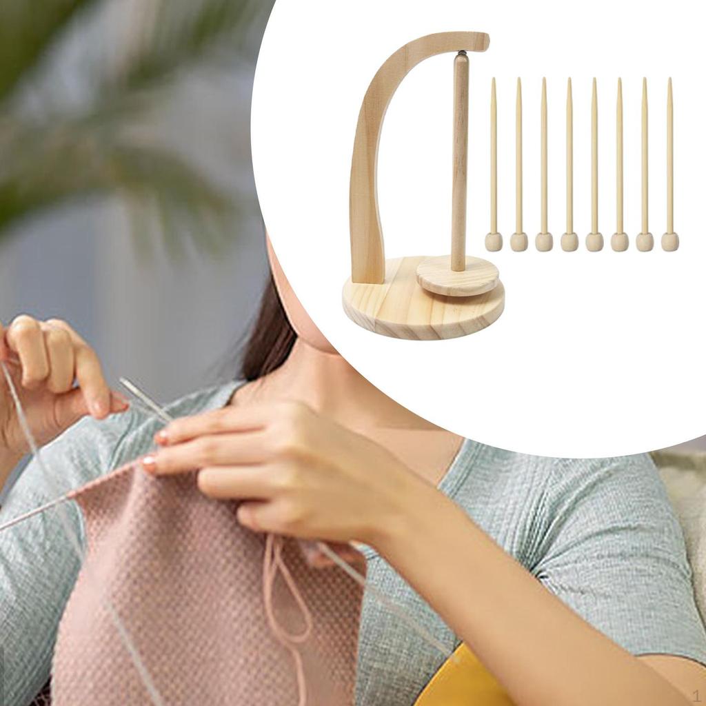 Crochet Thread Holder Wool for Craft Knitting, Sewing,