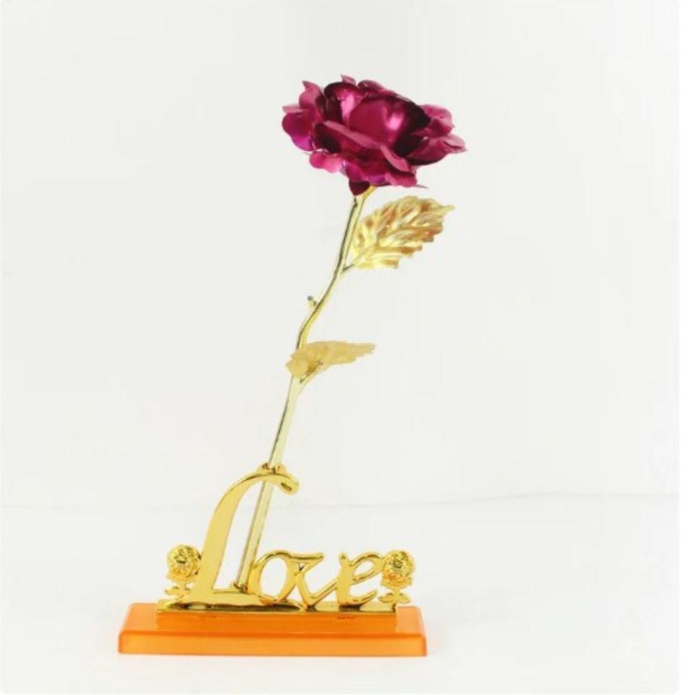 Безопасный Цветок Розы из Золотой Фольги Цветок Розы из Золотой Фольги Искусственный Цветок Розы Симуляция Подвеска Роза из Золотой Фольги Декор для Дома