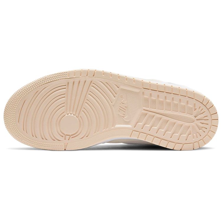 Air Jordan 1 High Zoom Pearl White Женские кроссовки Sail Light-Voltage-Yellow CT0979-107