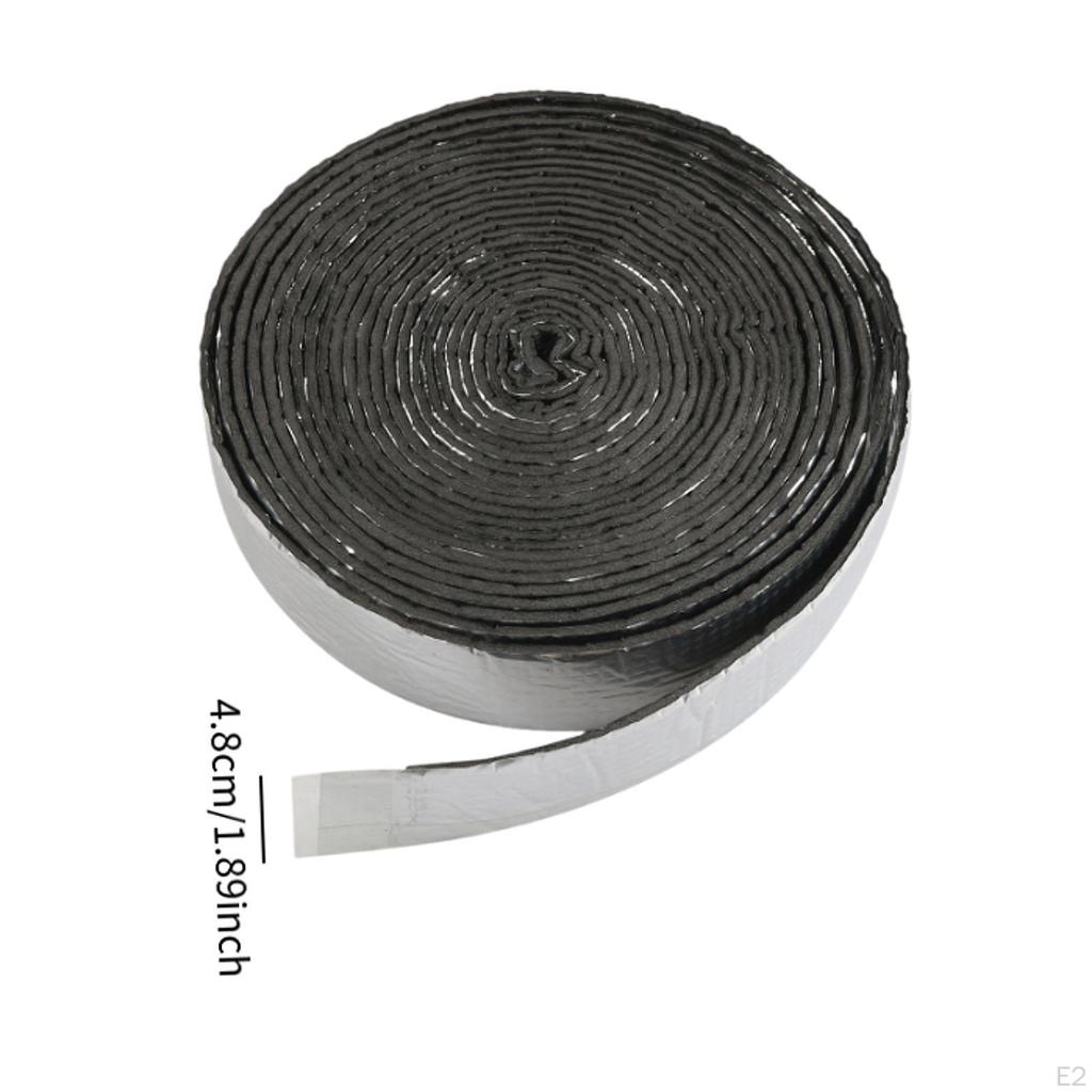 Pipe Wrap Insulation 10MX4.8cm Freeze Protection Foil Self Adhesion Tape for Outdoor
