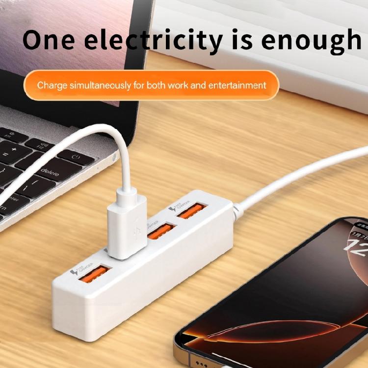 Кабель-разветвитель USB2.0 4 в 1 для зарядки USB Папа на 4 USB2.0 Мама Удлинительный кабель Разветвитель для зарядки данных