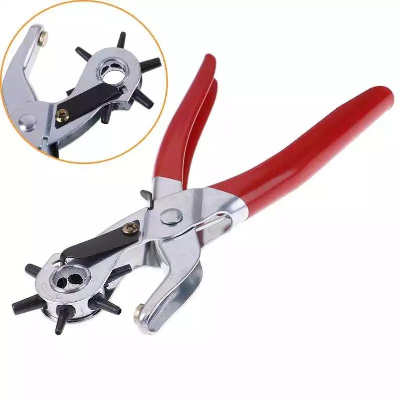 Дырокол для ремня, плоскогубцы для проделывания отверстий, многофункциональный дырокол для проделывания отверстий, ручной инструмент, 9-дюймовая пластиковая ручка для проделывания отверстий, плоскогубцы для проделывания отверстий на ремне