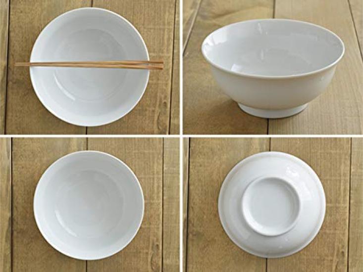 Tableware East EAST Оригинальная простая миска для риса Белая посуда Миска для лапши Большая миска Миска для варки Миска (белый)