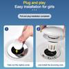 Easy To Use Press Rebound Drain Plug Universal Wash Basin Filter  for Bathroom Wash Basin