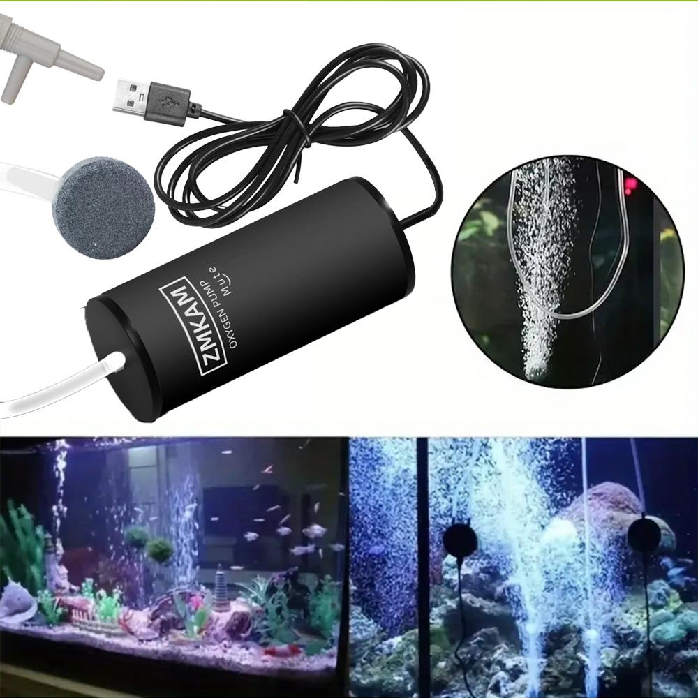 Портативный супер тихий аквариумный аэратор USB питание кислородный насос