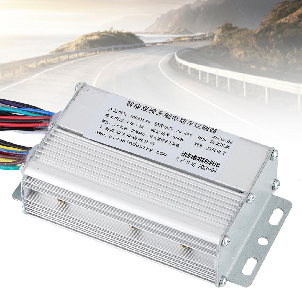 36В 48В 350Вт Бесколлекторный регулятор двигателя Контроллеры скорости Запчасти для самоката Электровелосипеда